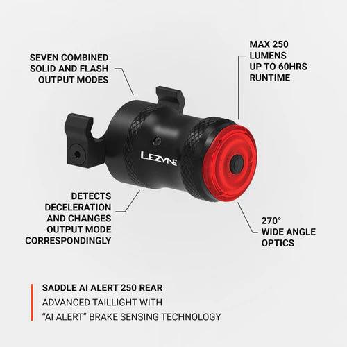 Lezyne Saddle Ai 250 Rear | Strictly Bicycles