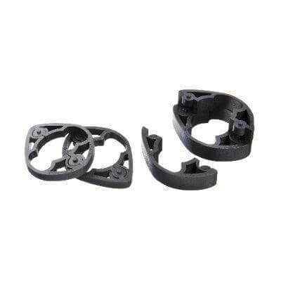 MOST Light Spacers TiCR 2x5 + 2x10 - Black | Strictly Bicycles