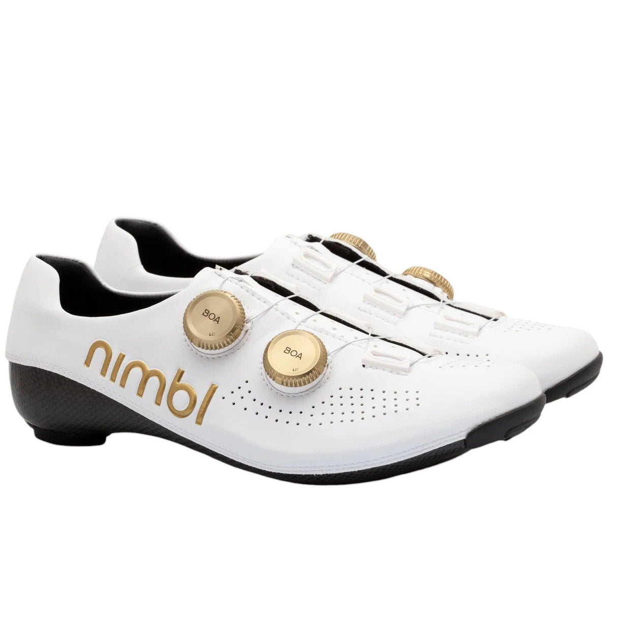 Nimbl Ultimate Road Shoes - White Gold | Strictly Bicycles