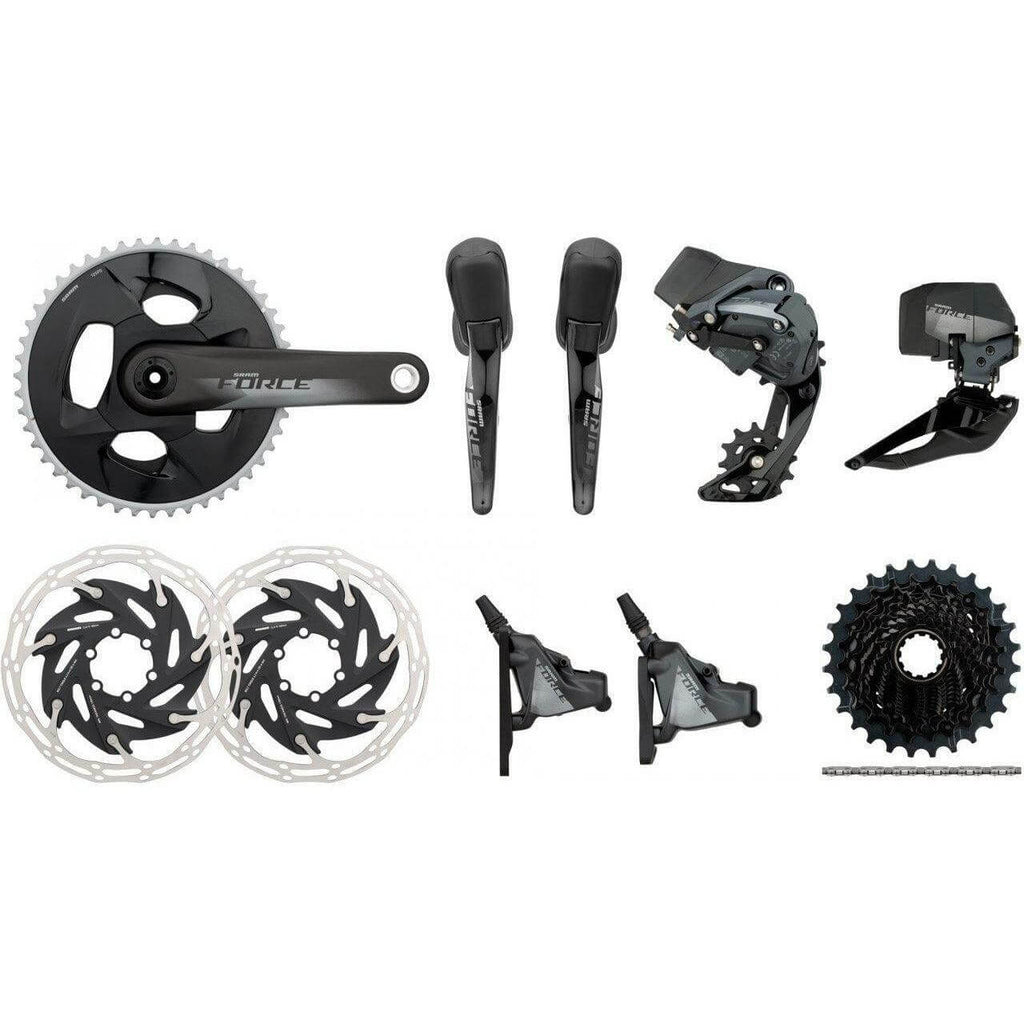 SRAM Force eTap AXS HRD 2X Full Groupset | Strictly Bicycles