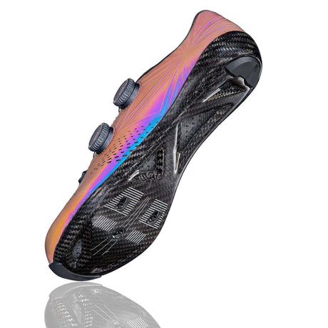 Supacaz Kazze Carbon Road Shoe - Oil Slick Reflective | Strictly Bicycles