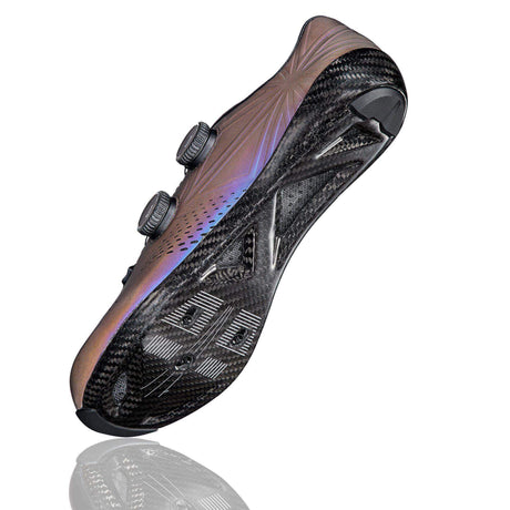 Supacaz Kazze Carbon Road Shoe - Oil Slick Reflective | Strictly Bicycles